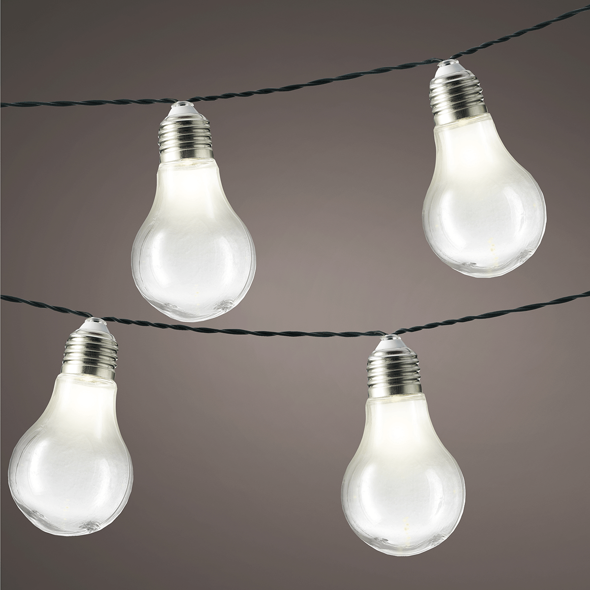 Solar light bulbs LED light chain 450 cm - 0