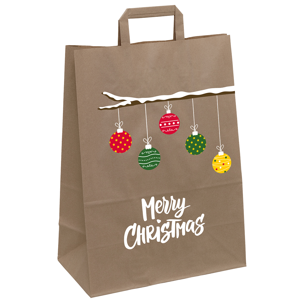 Papiertasche Weihnachtszweig - 0 Papiertasche Weihnachtszweig - 0
