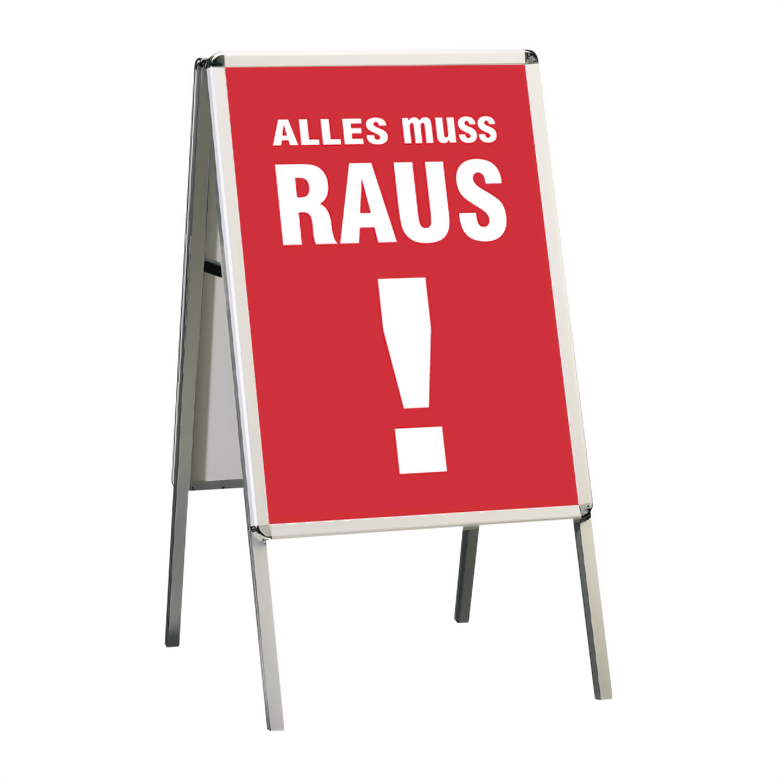 Kundenstopper "Basic" A1, wetterfest, 60 x 85 cm - 1 Kundenstopper "Basic" A1, wetterfest, 60 x 85 cm - 1