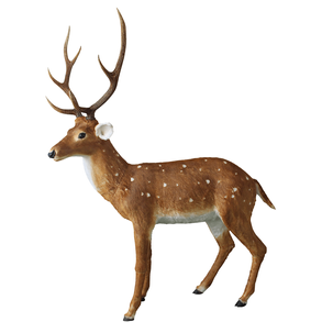 Cerf déco XXL debout 195 cm 