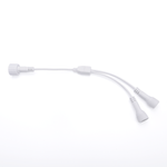 Connecteur en Y pour guirlandes lumineuses blanc 25 cm