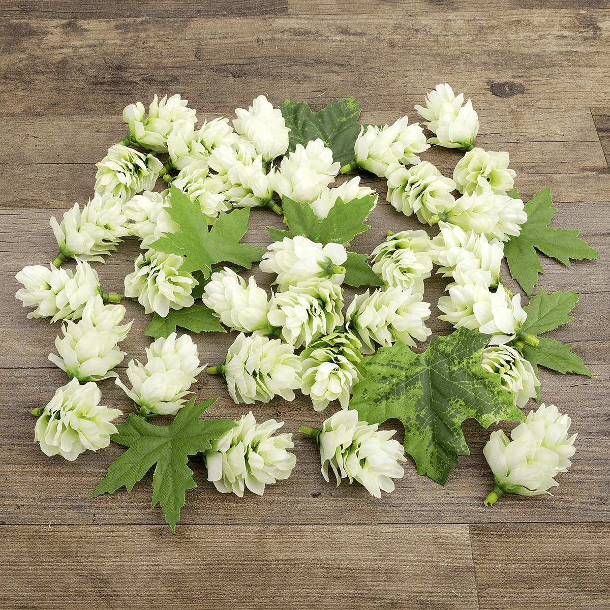 Artificial hop flowers 30 pieces green - 2