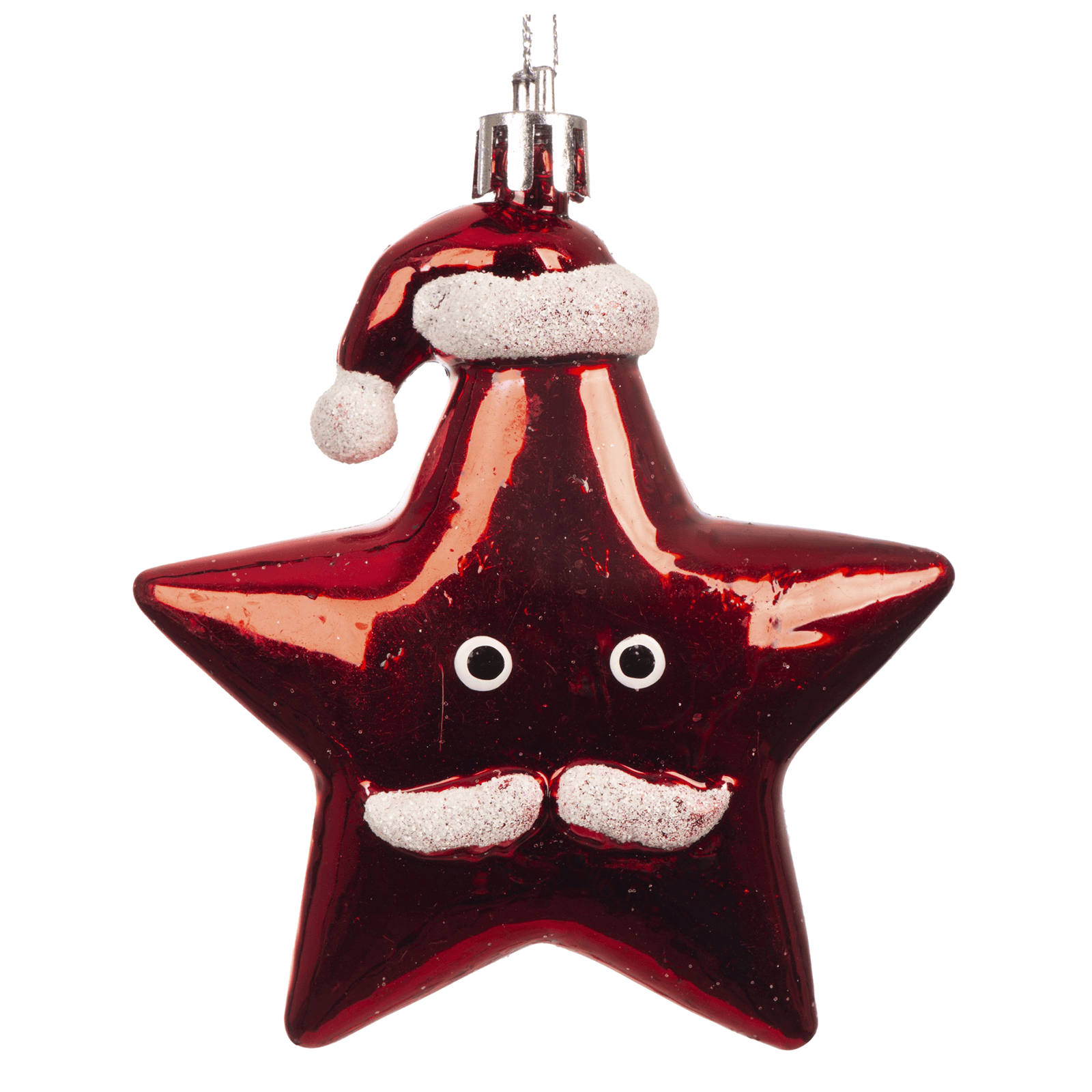 Árbol de Navidad artificial DIY con adornos rojos, 60 cm - 3