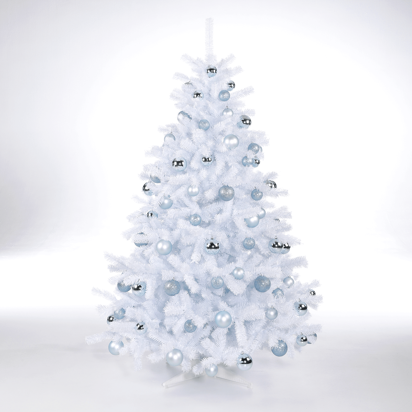 Künstlicher Weihnachtsbaum aus weißem Luvi, B1