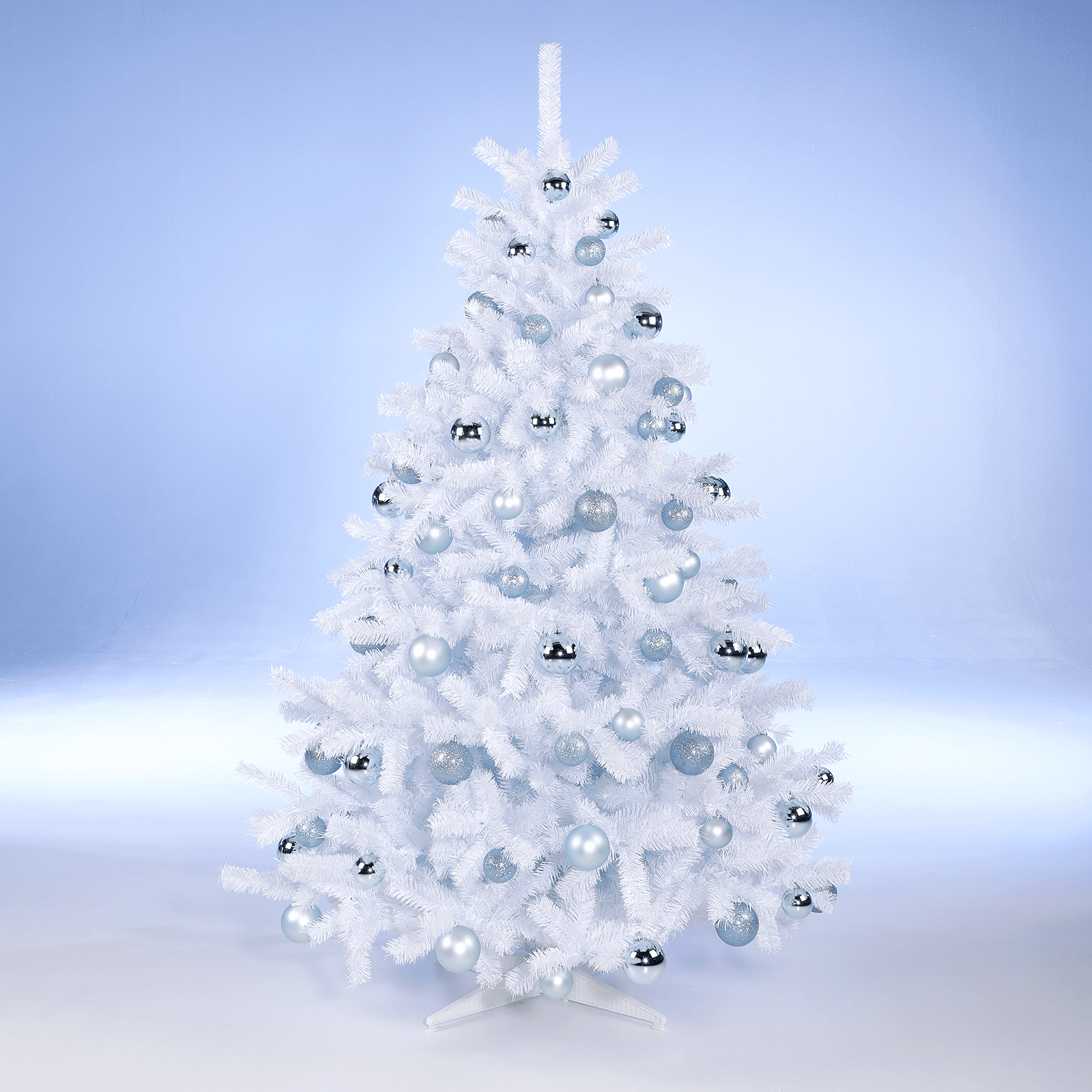 Künstlicher Weihnachtsbaum aus weißem Luvi, B1