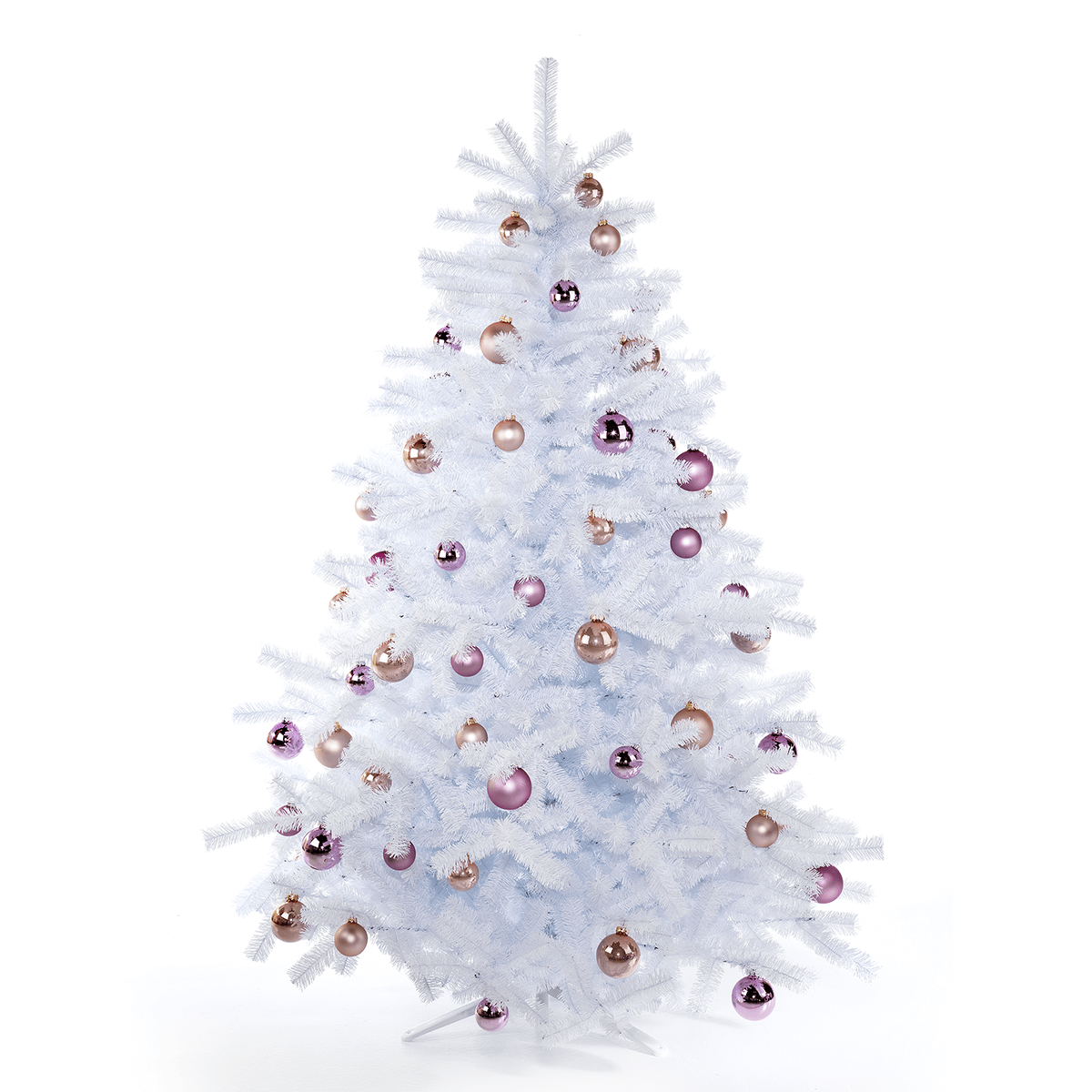 Arbre de Noël artificiel en luvi blanc, B1 - 1