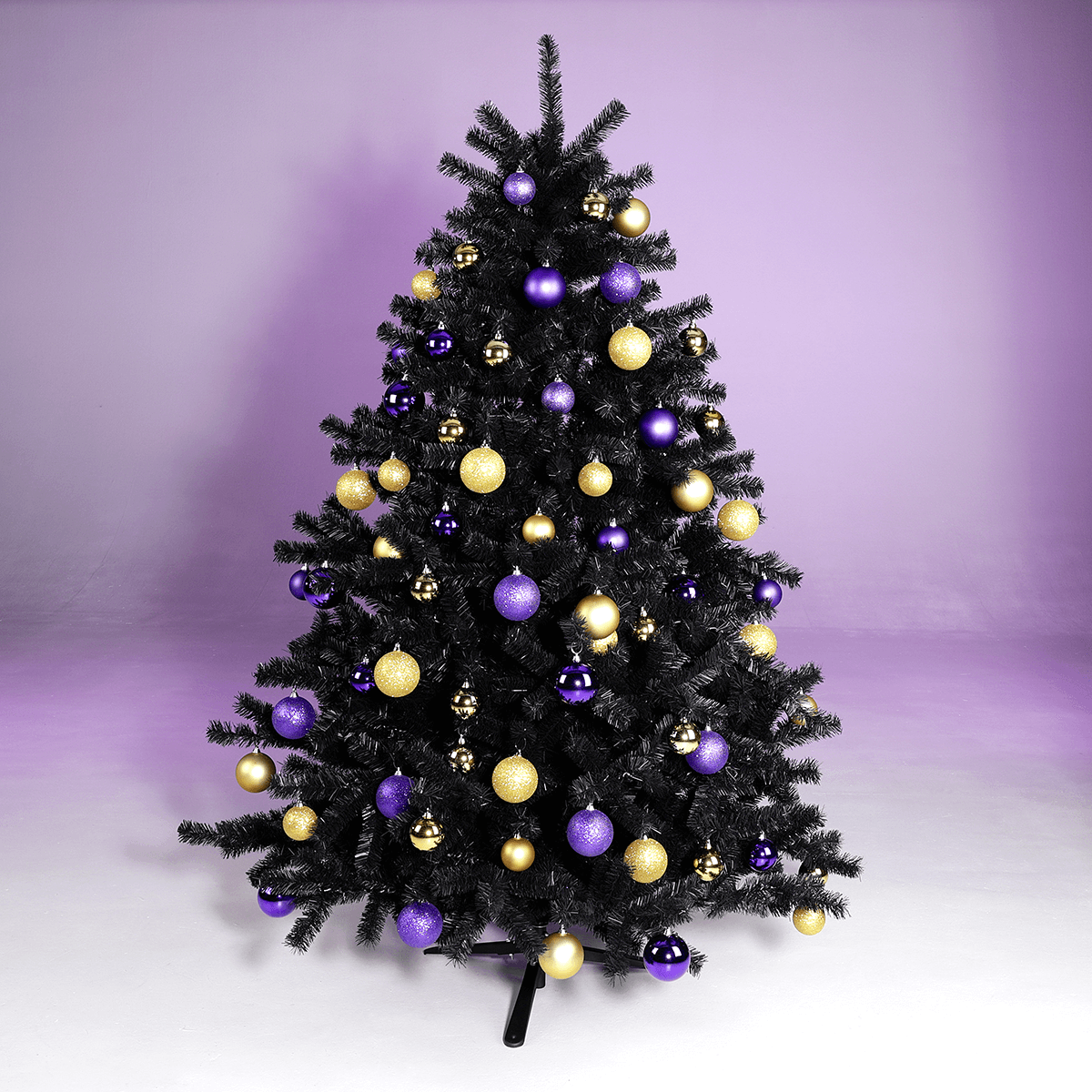 Arbre de Noël artificiel en Luvi noir, B1 - 4