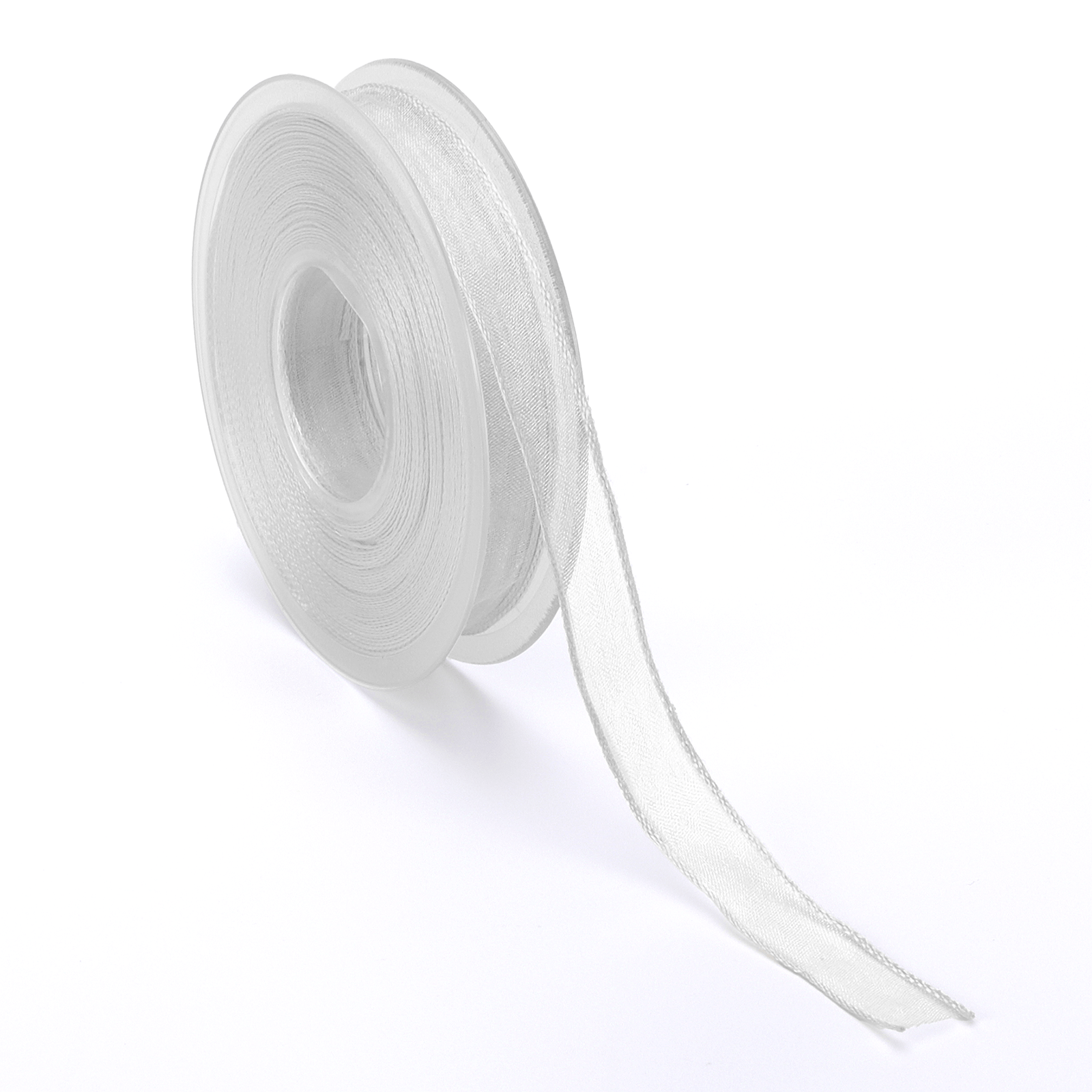 Chiffonband mit verstärkter Webkante 15 mm breit, 20 m - 0 Chiffonband mit verstärkter Webkante 15 mm breit, 20 m - 0