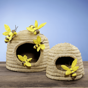 Bienenkorb aus Sisal, Set à 2 Stück