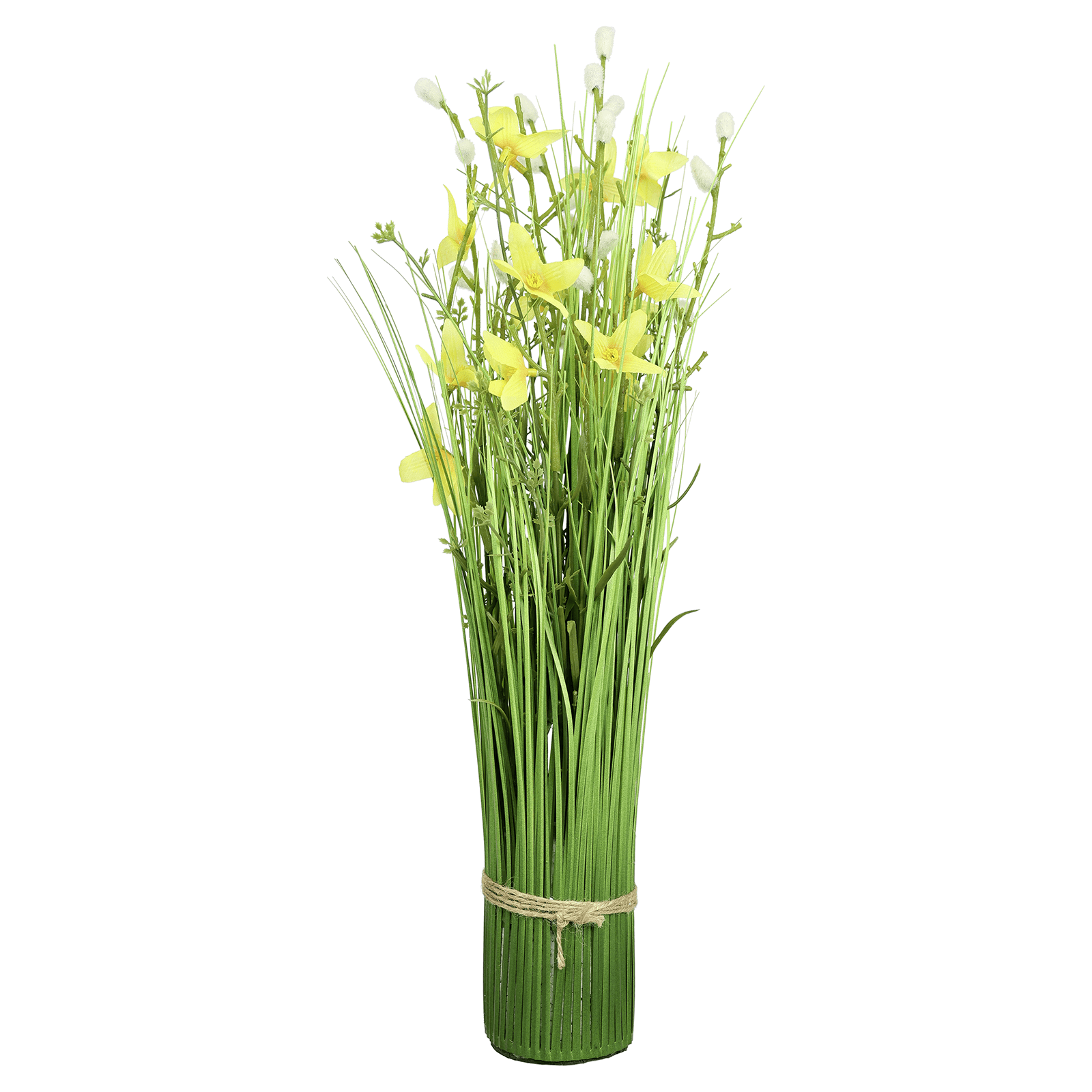 Künstliche Grasbündel mit Blüten 45 cm - 0 Künstliche Grasbündel mit Blüten 45 cm - 0