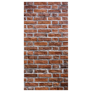 Banderola de tejido ignífugo pared de ladrillo 100 x 200 cm