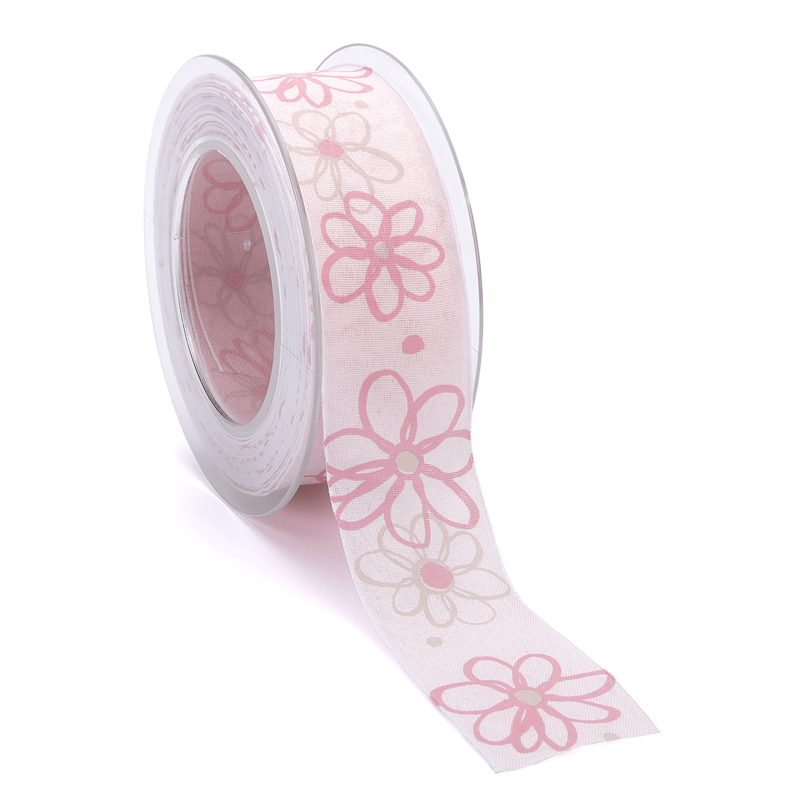 Gift ribbon "Flower Power", 40 mm, 15 m - 0 Gift ribbon "Flower Power", 40 mm, 15 m - 0
