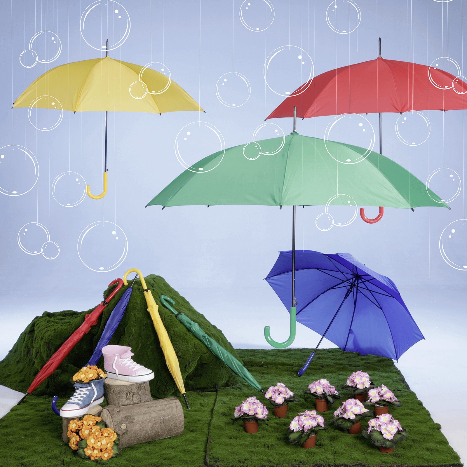 Umbrella - Automatic umbrella 100 x 84 cm - 1