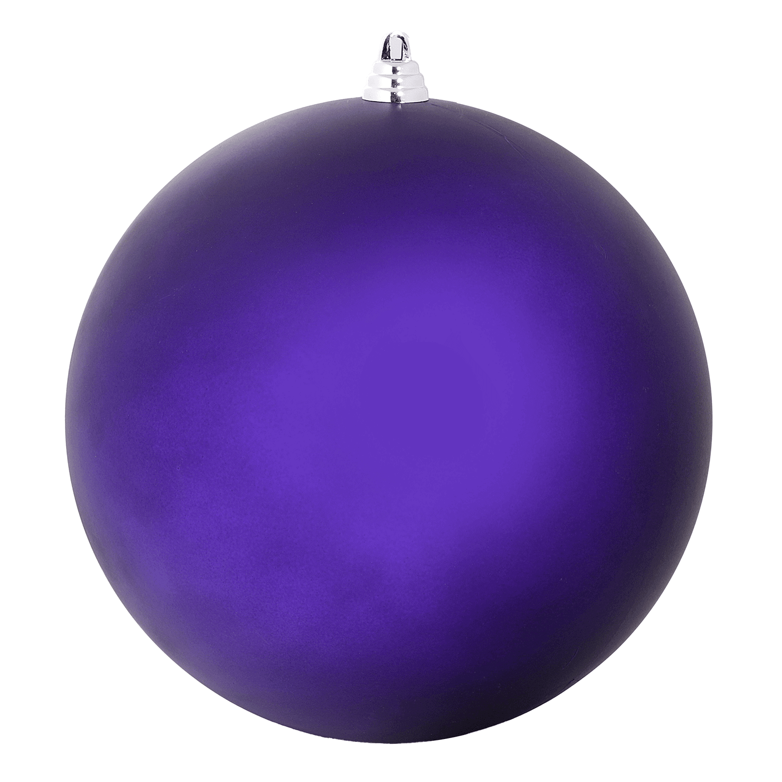 Adornos de Navidad de plástico púrpura mate - 3