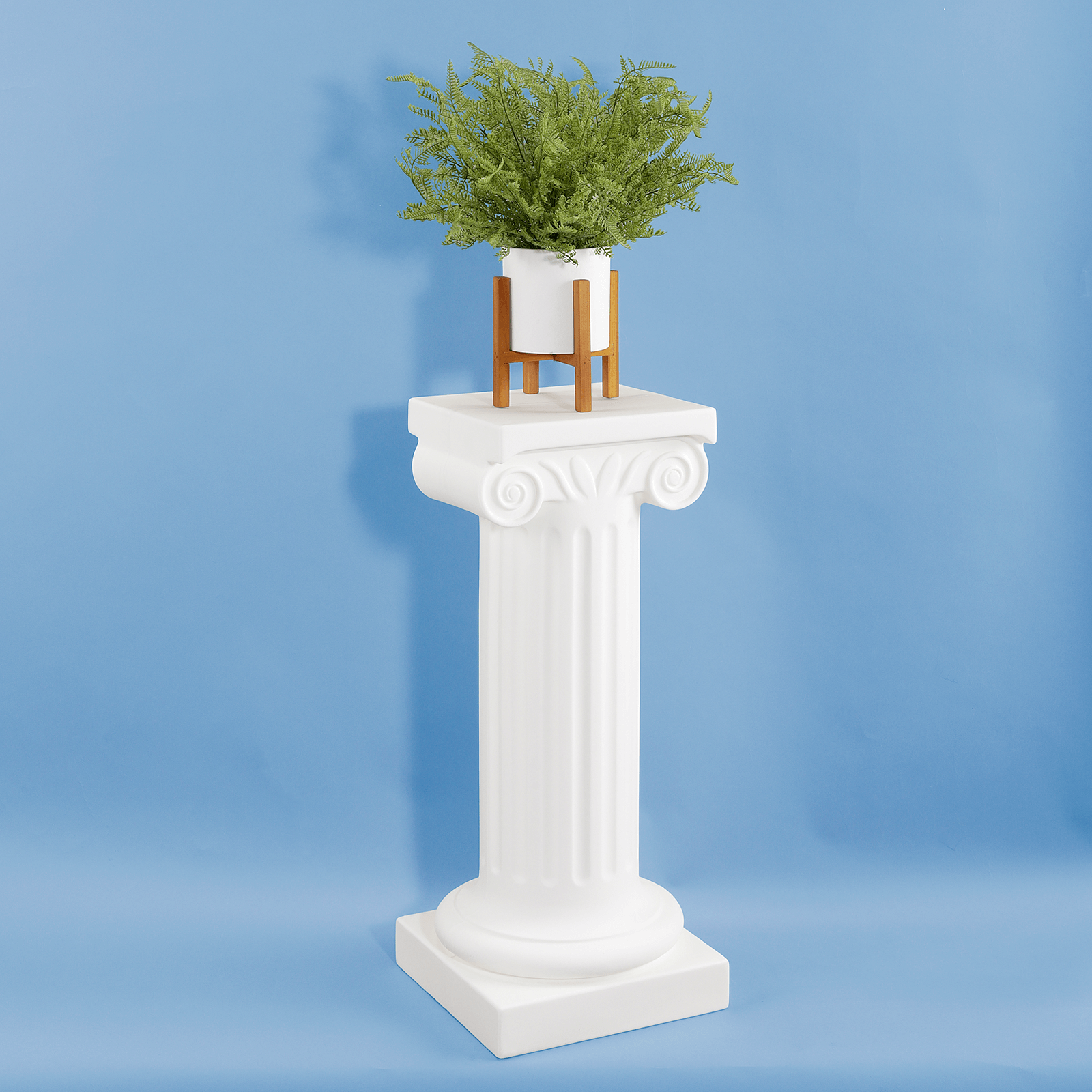 Säule weiß, 30 x 30 cm - 2 Säule weiß, 30 x 30 cm - 2