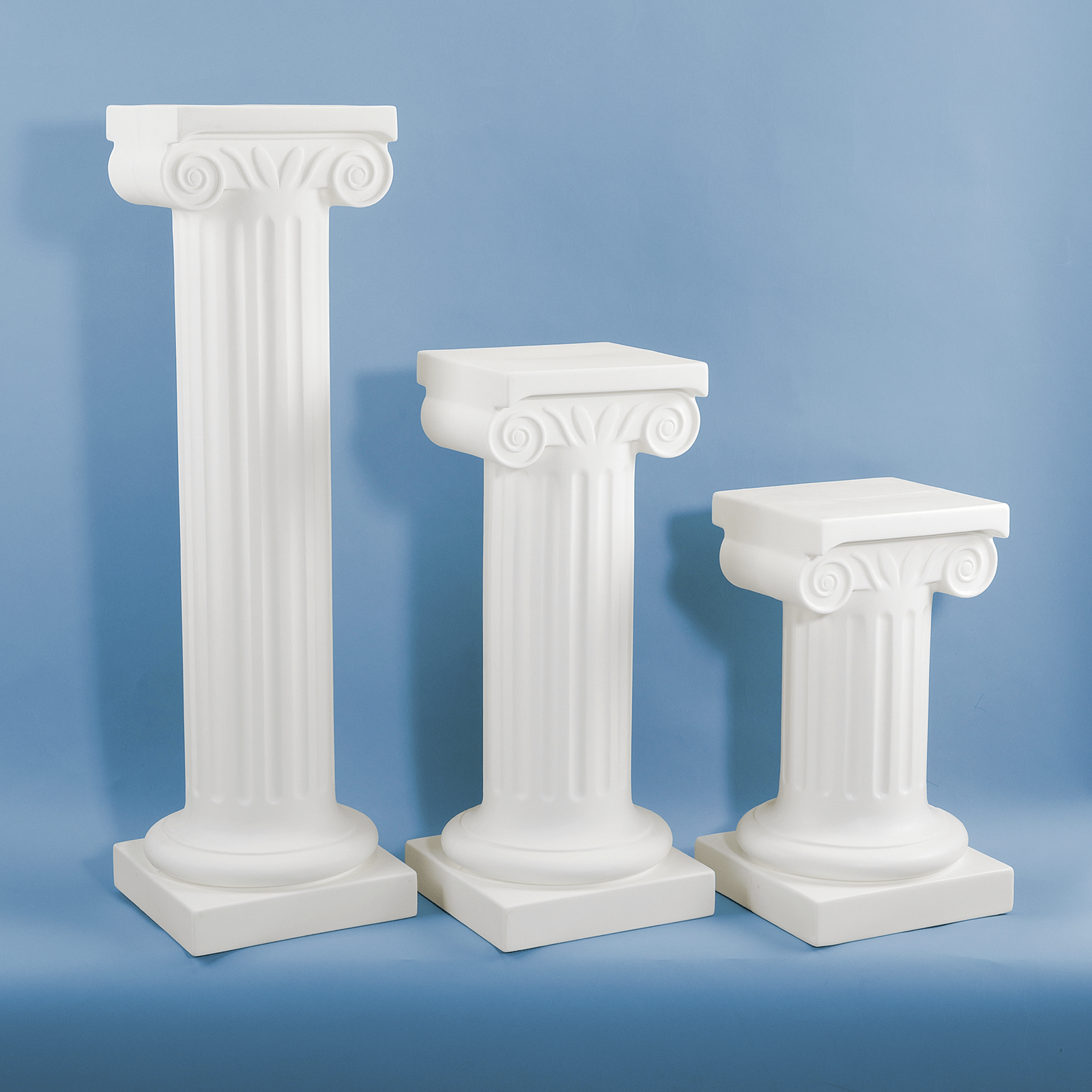Säule weiß, 30 x 30 cm - 4 Säule weiß, 30 x 30 cm - 4