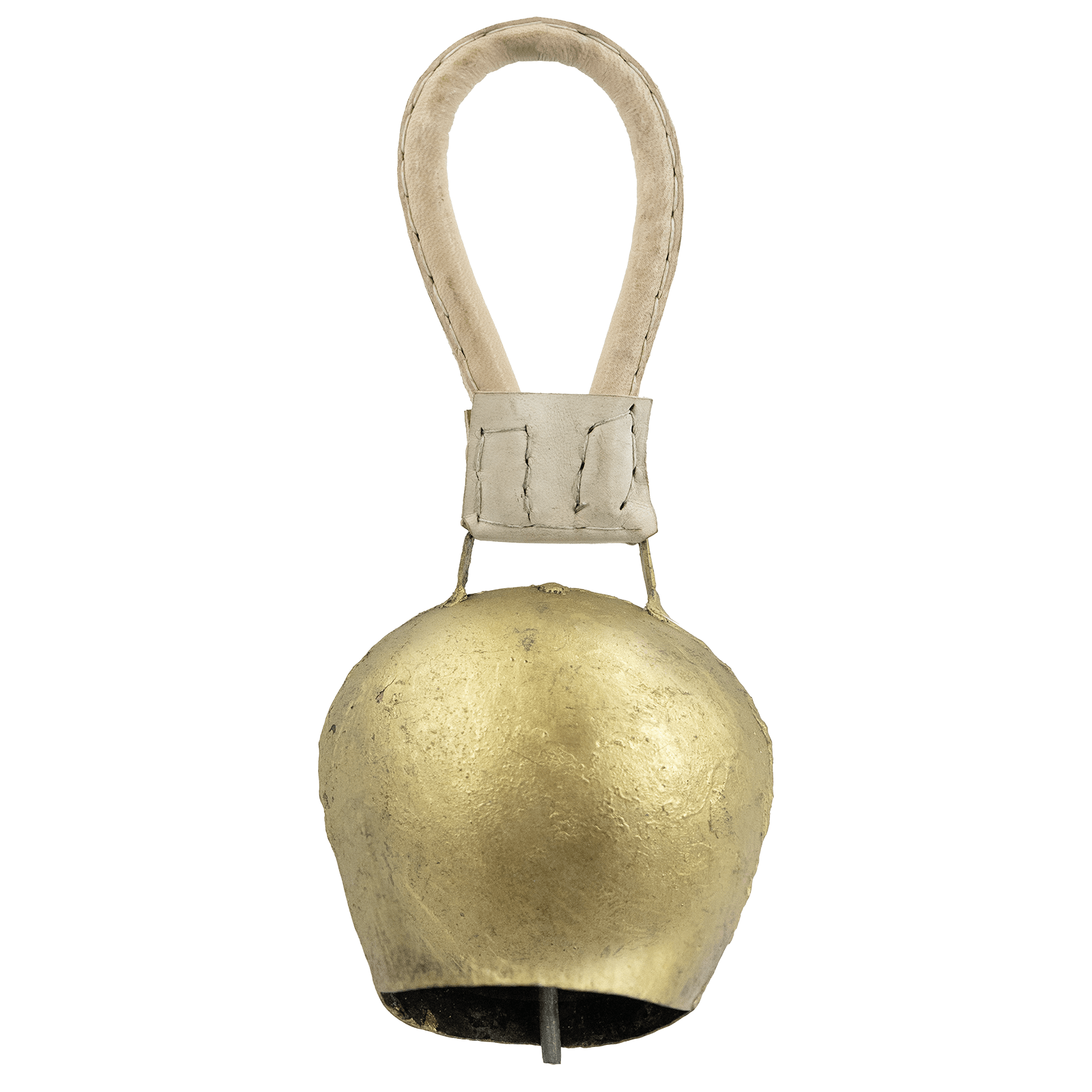 Decorative metal cowbell 25 cm, gold - 0 Decorative metal cowbell 25 cm, gold - 0