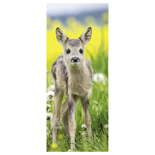 Flame retardant fabric banner fawn 75 x 180 cm