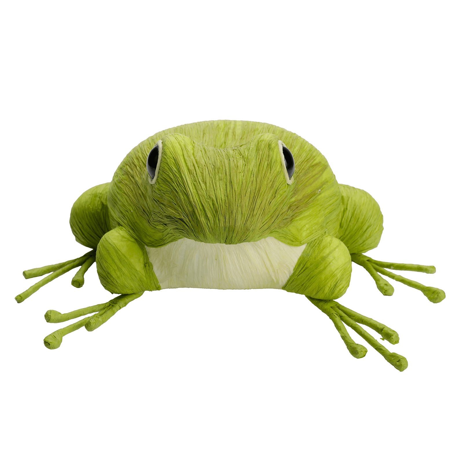 Grenouille verte décorative en papier 24 cm - 2