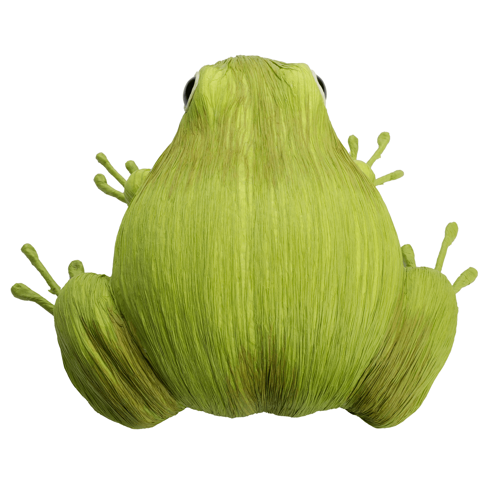 Grenouille verte décorative en papier 24 cm - 4