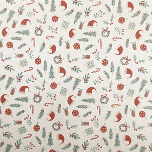 Papier cadeau Candy Land blanc 50 cm, 50 m