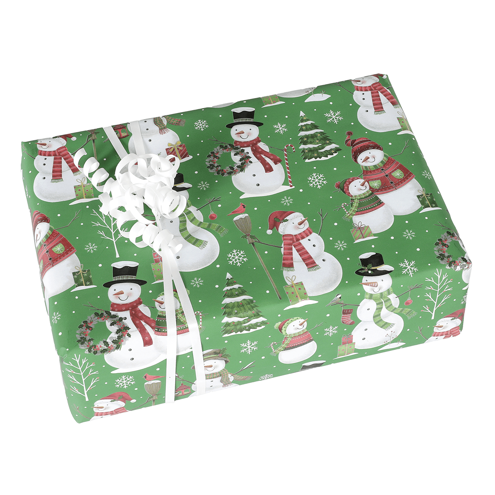 Papel de regalo muñeco de nieve familia 50 cm, 50 m - 1 Papel de regalo muñeco de nieve familia 50 cm, 50 m - 1
