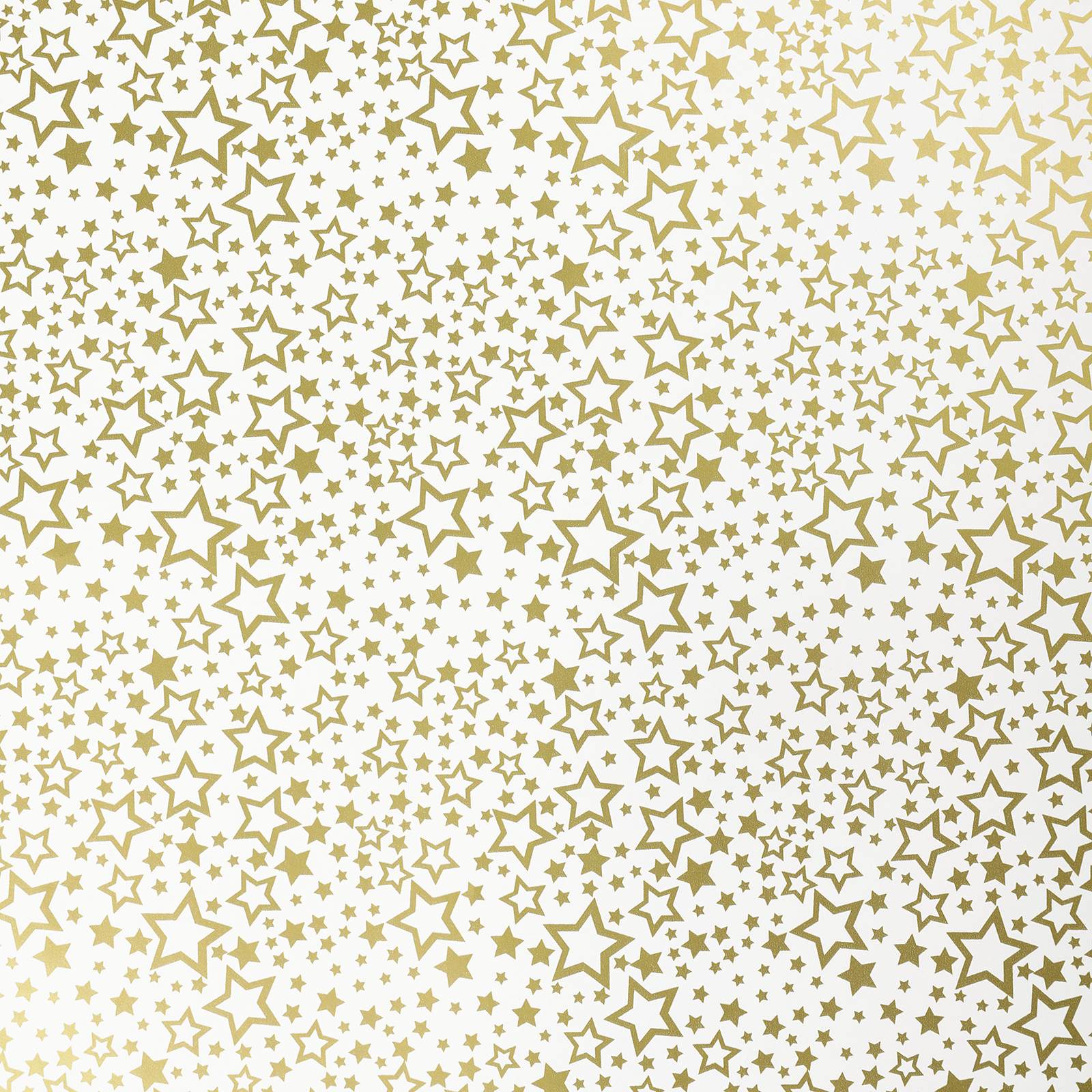 Wrapping paper gold stars white/gold 50 cm, 50 m - 0 Wrapping paper gold stars white/gold 50 cm, 50 m - 0