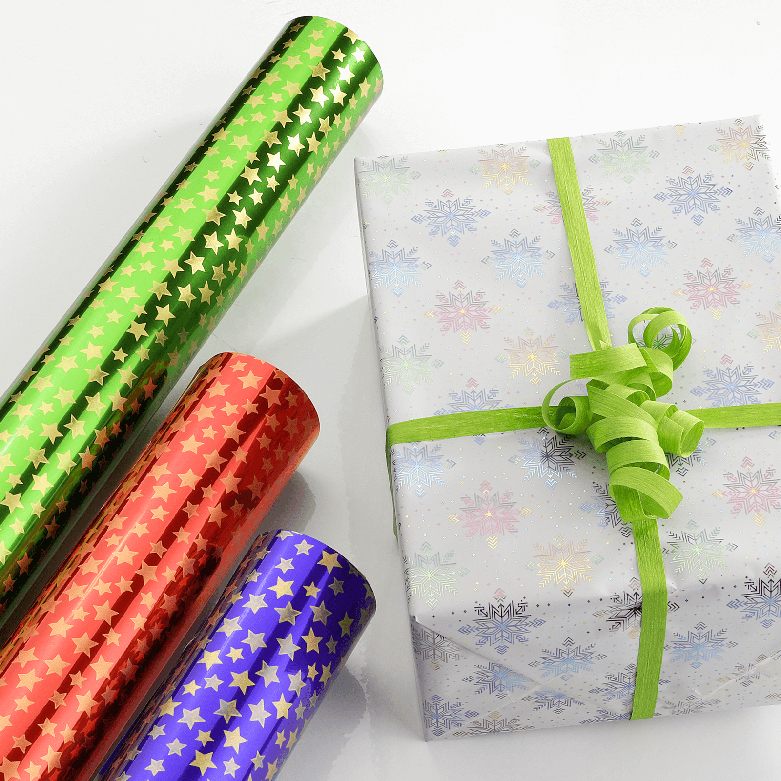 Lumifol metallic foil stars 100 cm, 10 m - 4
