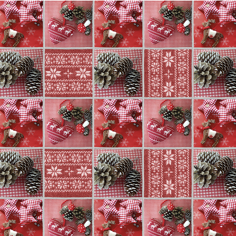 Papier cadeau Classique rouge 50 cm, 50 m - 0