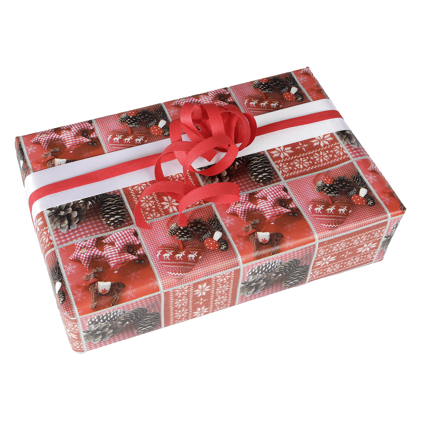 Papier cadeau Classique rouge 50 cm, 50 m - 1