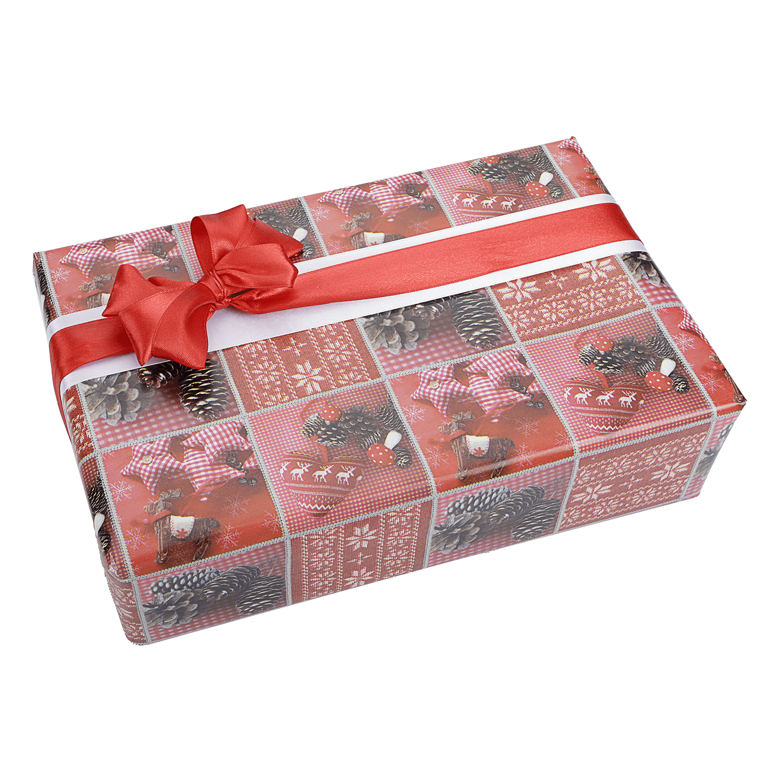 Papier cadeau Classique rouge 50 cm, 50 m - 2