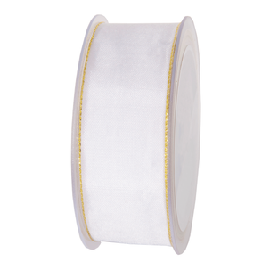 Ruban à bords métalliques avec Lurex 40 mm / 25m