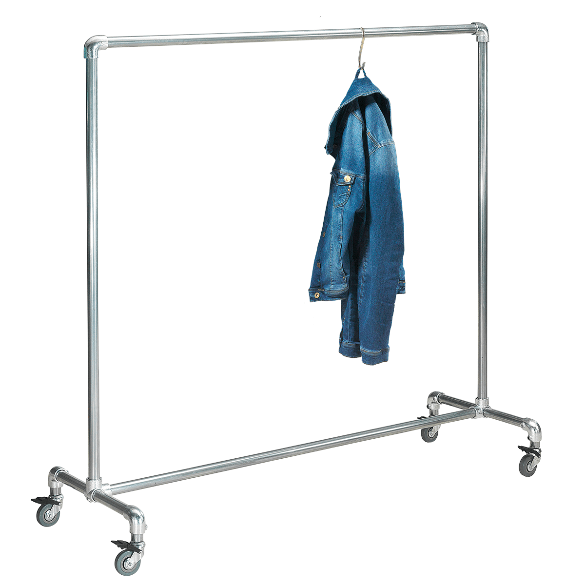 Kleiderständer mit Rollen FACTORY 160 cm - 3