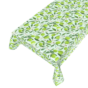 Abwaschbare Wachstuch-Tischdecke "Zitronen", Meterware 140 cm breit