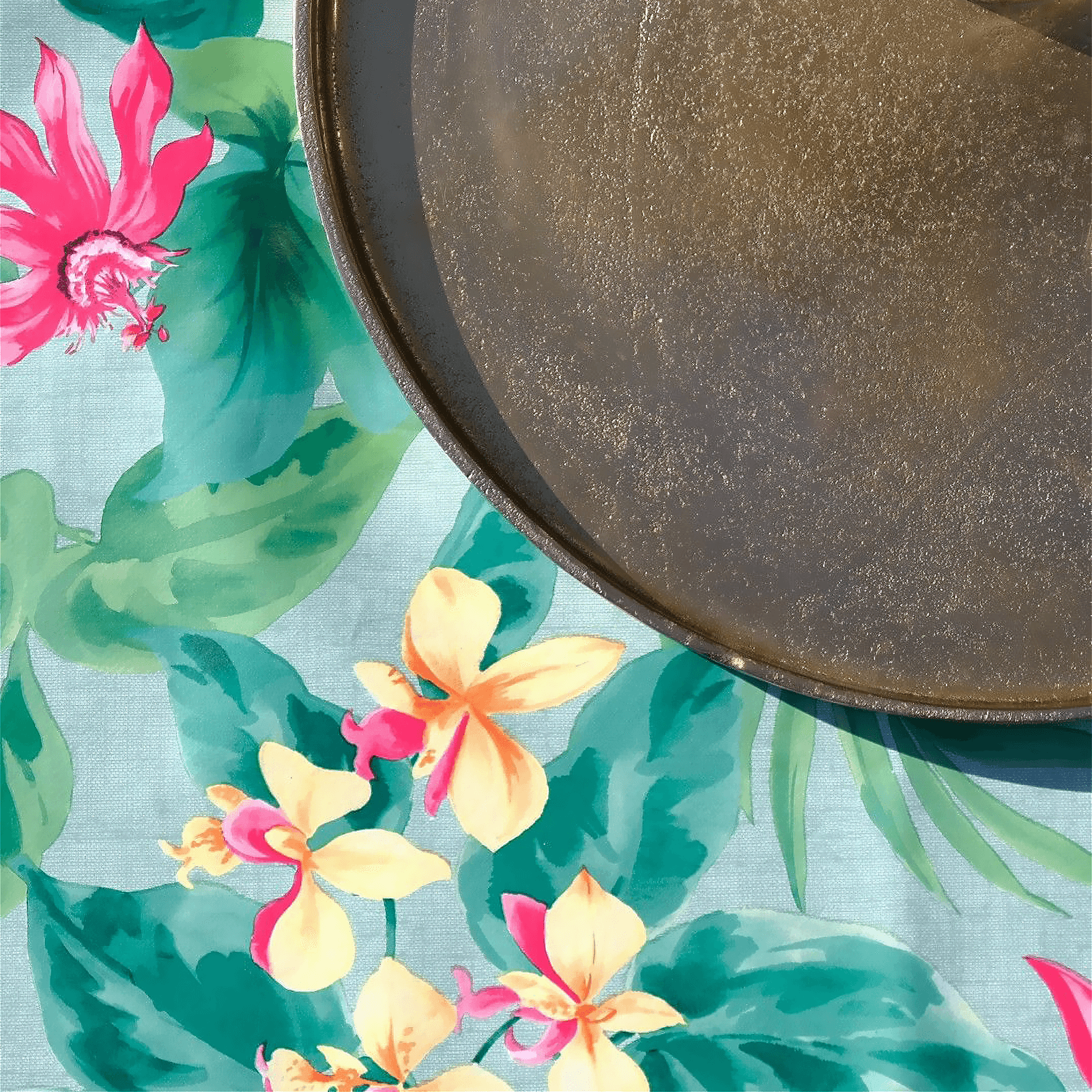 Abwaschbare Wachstuch-Tischdecke "Sommer", Meterware 140 cm breit - 2 Abwaschbare Wachstuch-Tischdecke "Sommer", Meterware 140 cm breit - 2