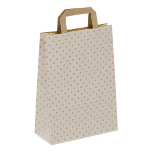 Paper carrier bag "Dots" 31 x 22 cm