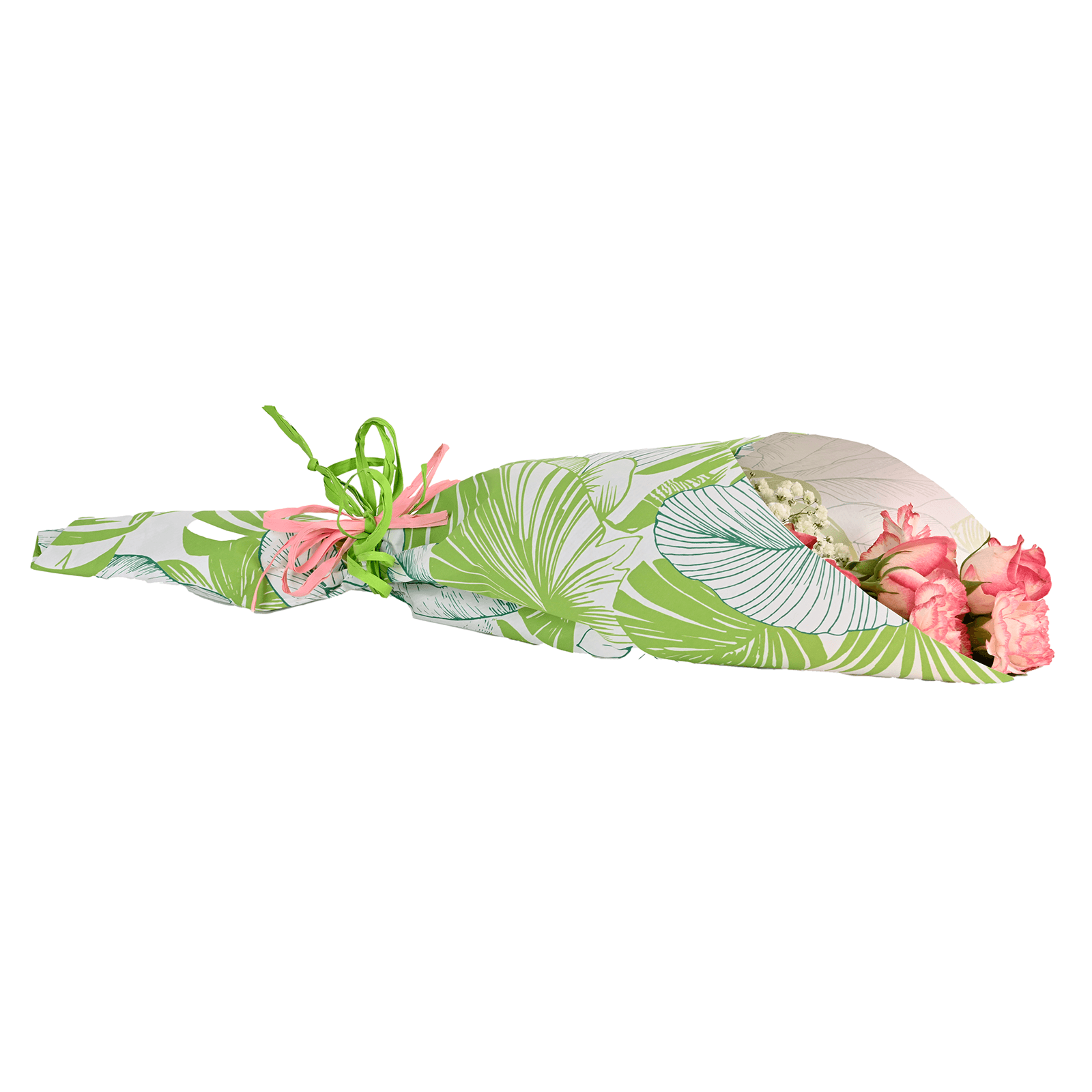 Geschenkpapier Grünes Blätterspiel, 70cm breit, 40 m Rolle - 1 Geschenkpapier Grünes Blätterspiel, 70cm breit, 40 m Rolle - 1