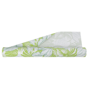Geschenkpapier Grünes Blätterspiel, 70cm breit, 40 m Rolle