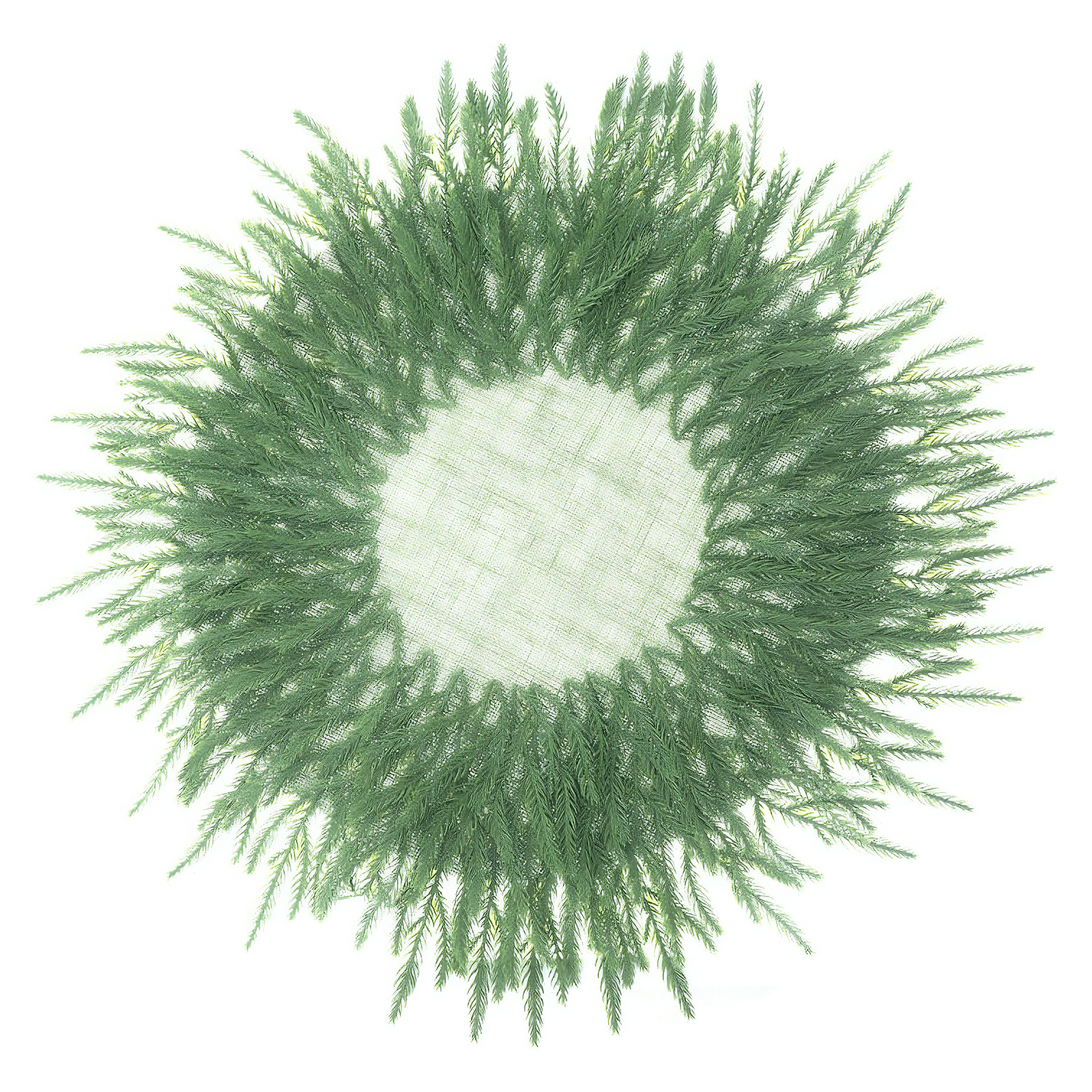 Base de pino artificial para decoración de plástico 66 cm verde - 0 Base de pino artificial para decoración de plástico 66 cm verde - 0