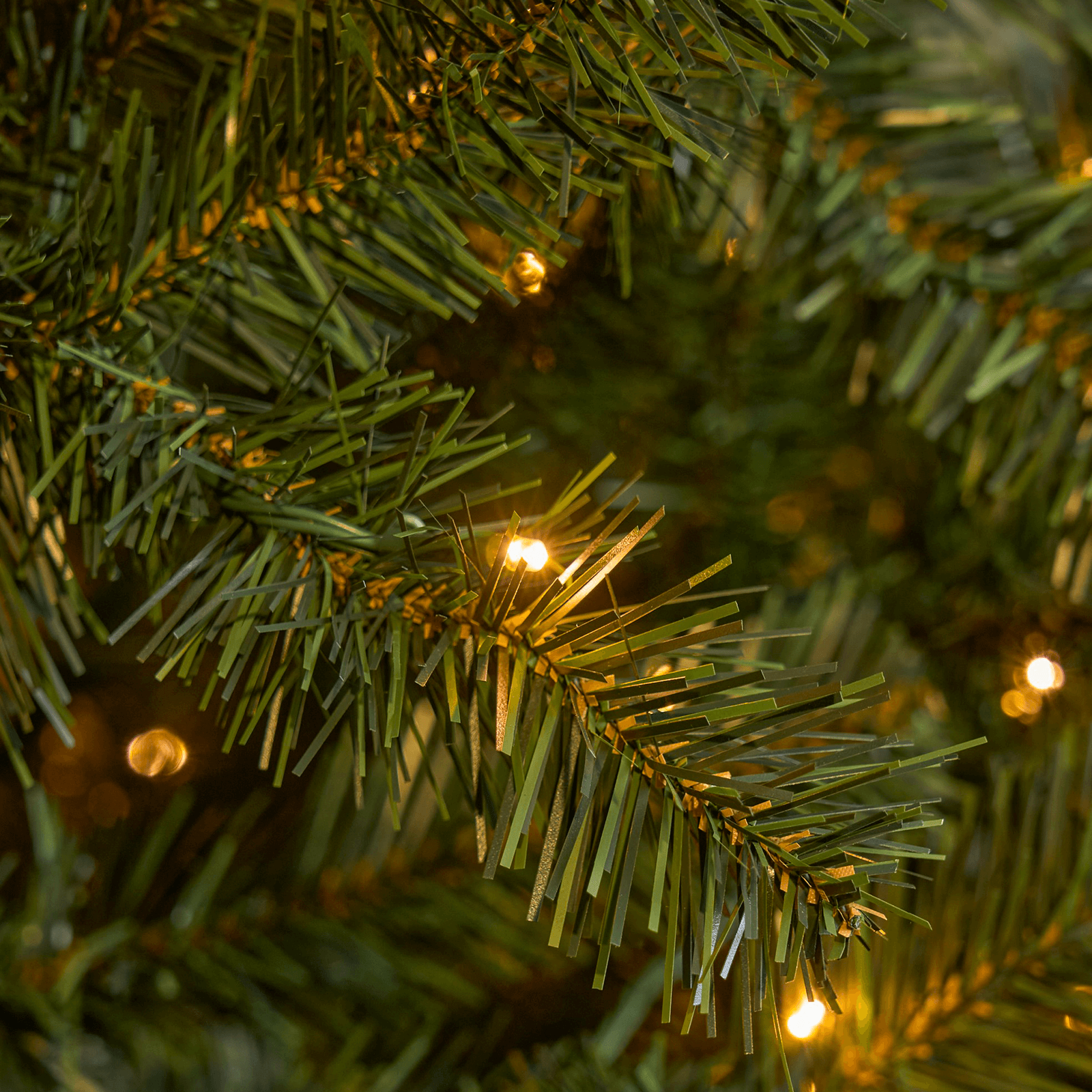 Sapin de Noël artificiel étroit en Luvi avec LED blanc chaud - 6