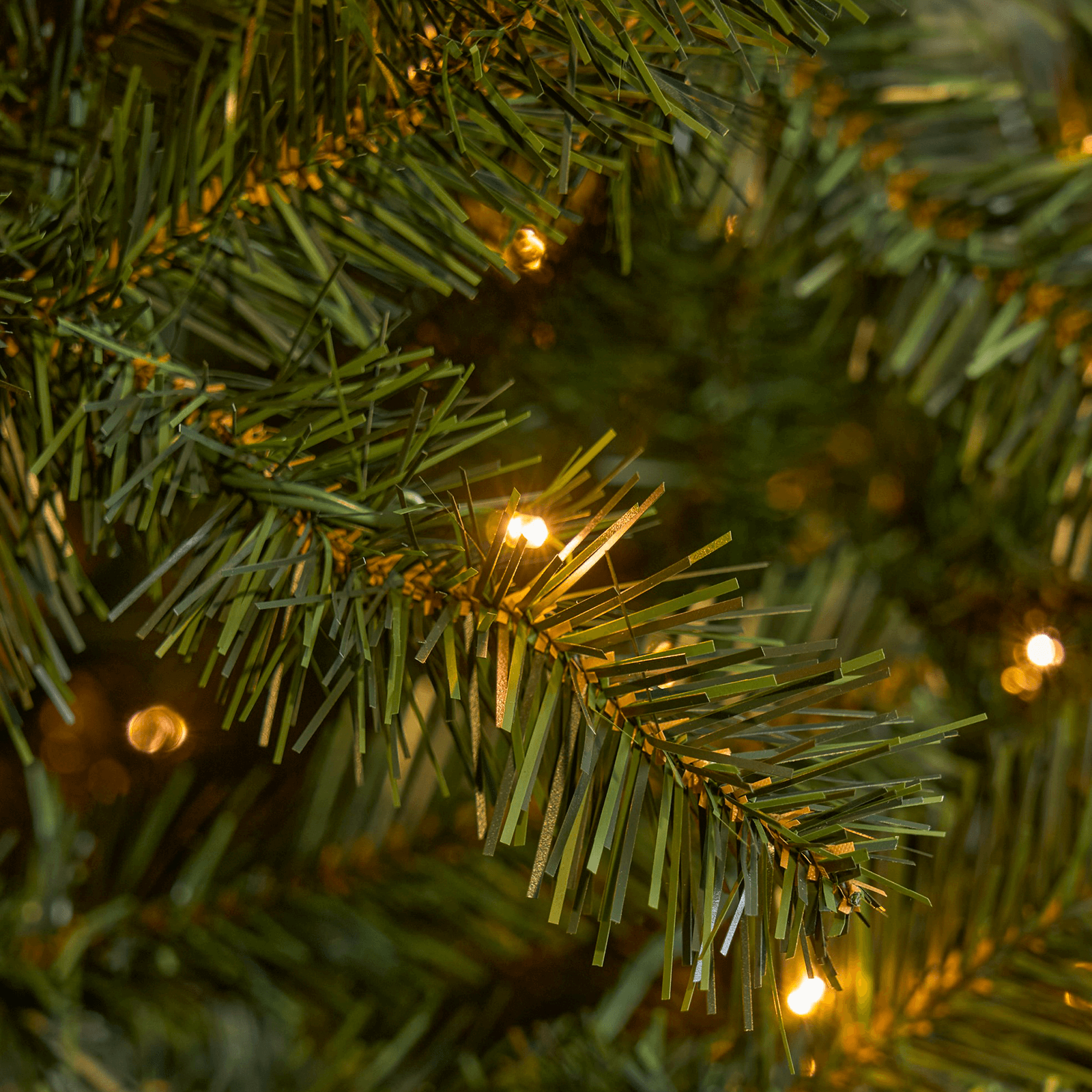 Sapin de Noël artificiel étroit en Luvi avec LED blanc chaud - 9