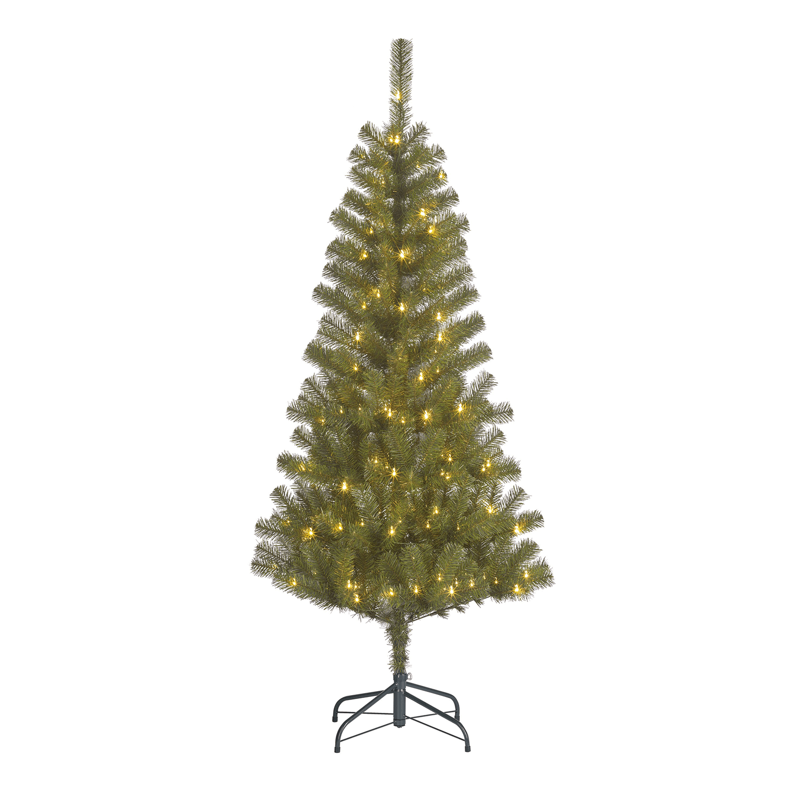 Sapin de Noël artificiel étroit en Luvi avec LED blanc chaud - 8
