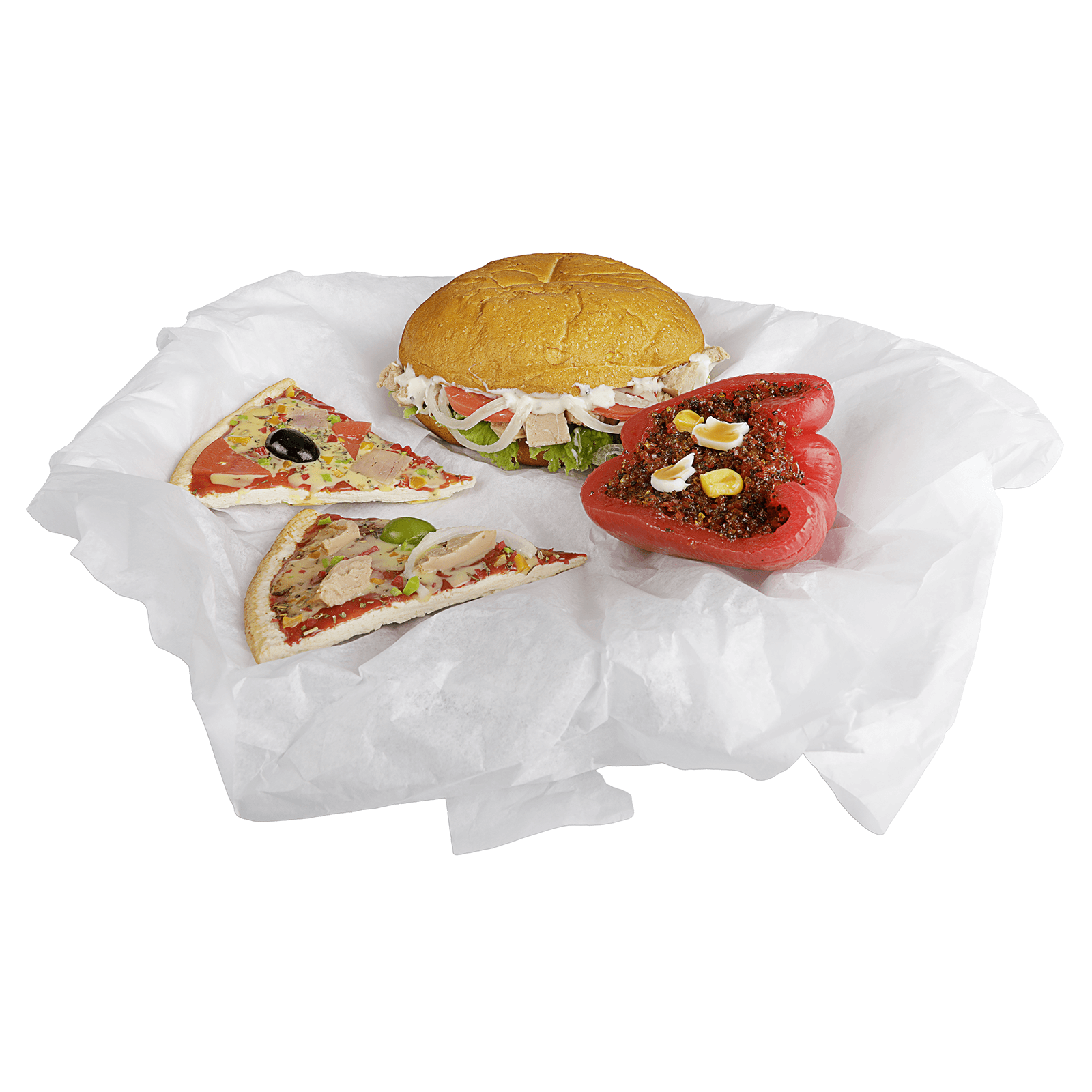 Jamón" porción de pizza 11 cm - 3 Jamón" porción de pizza 11 cm - 3