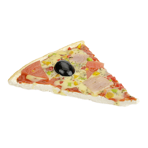 Jamón" porción de pizza 11 cm