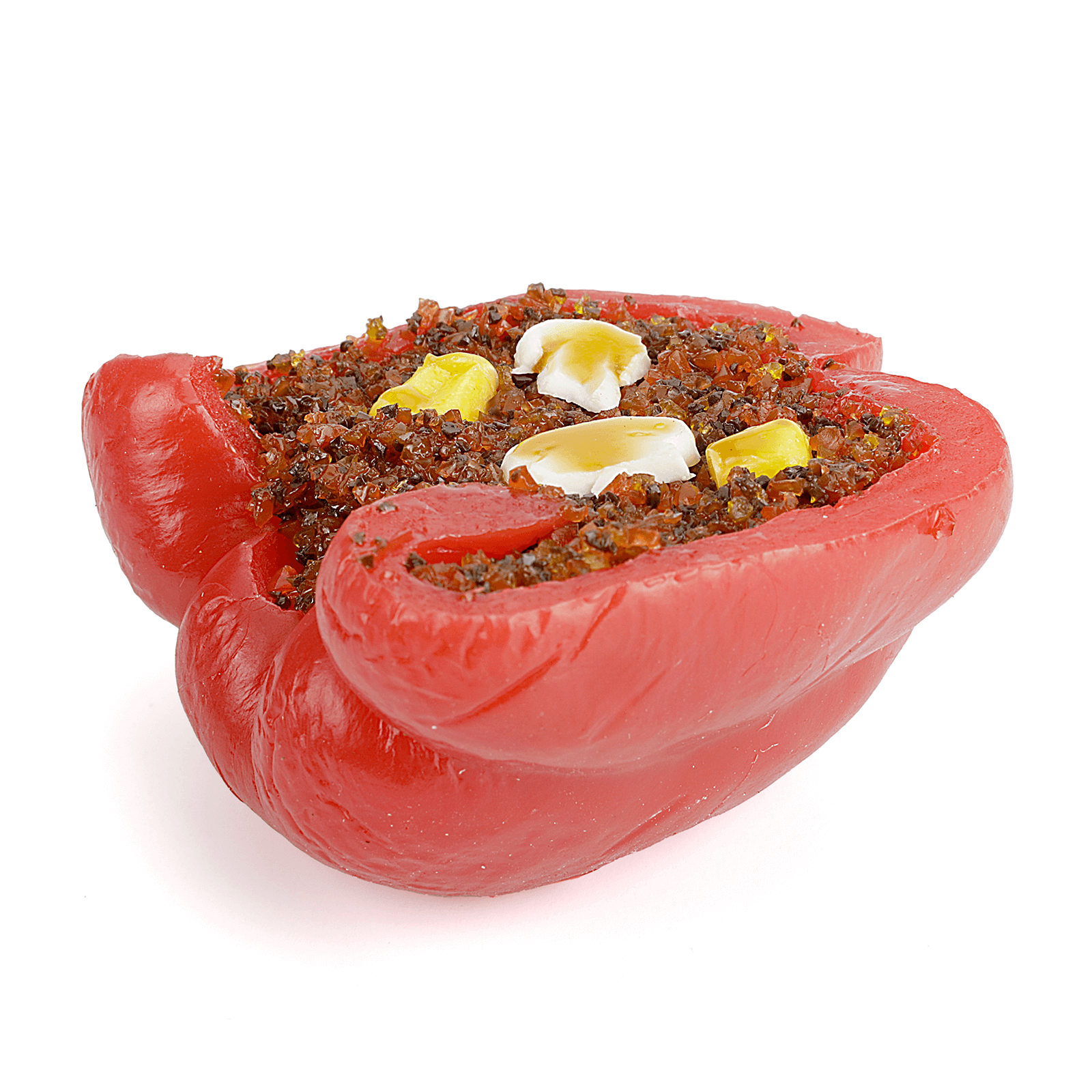 Gefüllte Paprika Attrappe 9,5 cm - 2 Gefüllte Paprika Attrappe 9,5 cm - 2