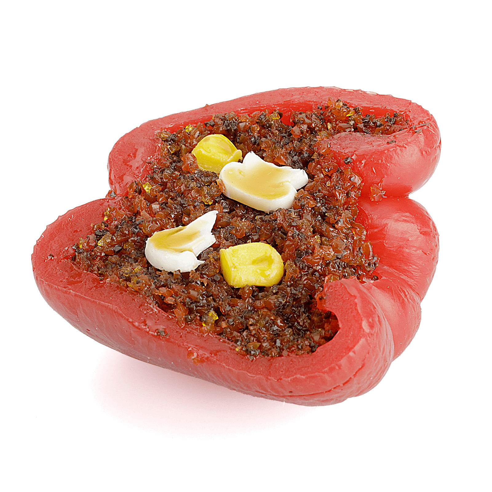 Gefüllte Paprika Attrappe 9,5 cm - 3 Gefüllte Paprika Attrappe 9,5 cm - 3