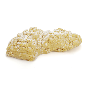 Noeud en crumble saupoudré de sucre glace, 15 cm