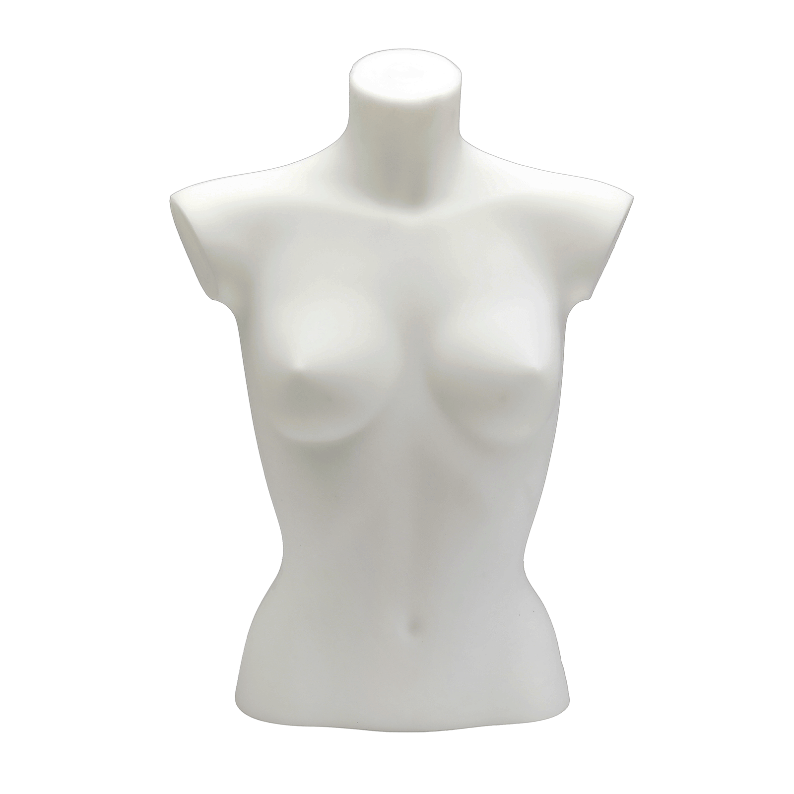 Torso de mujer de plástico, corto, 58 cm - 0 Torso de mujer de plástico, corto, 58 cm - 0
