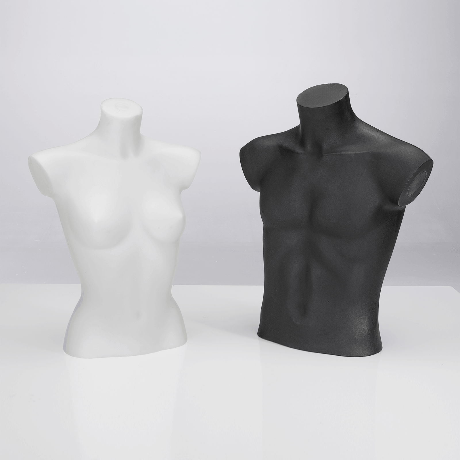 Torso de mujer de plástico, corto, 58 cm - 6 Torso de mujer de plástico, corto, 58 cm - 6