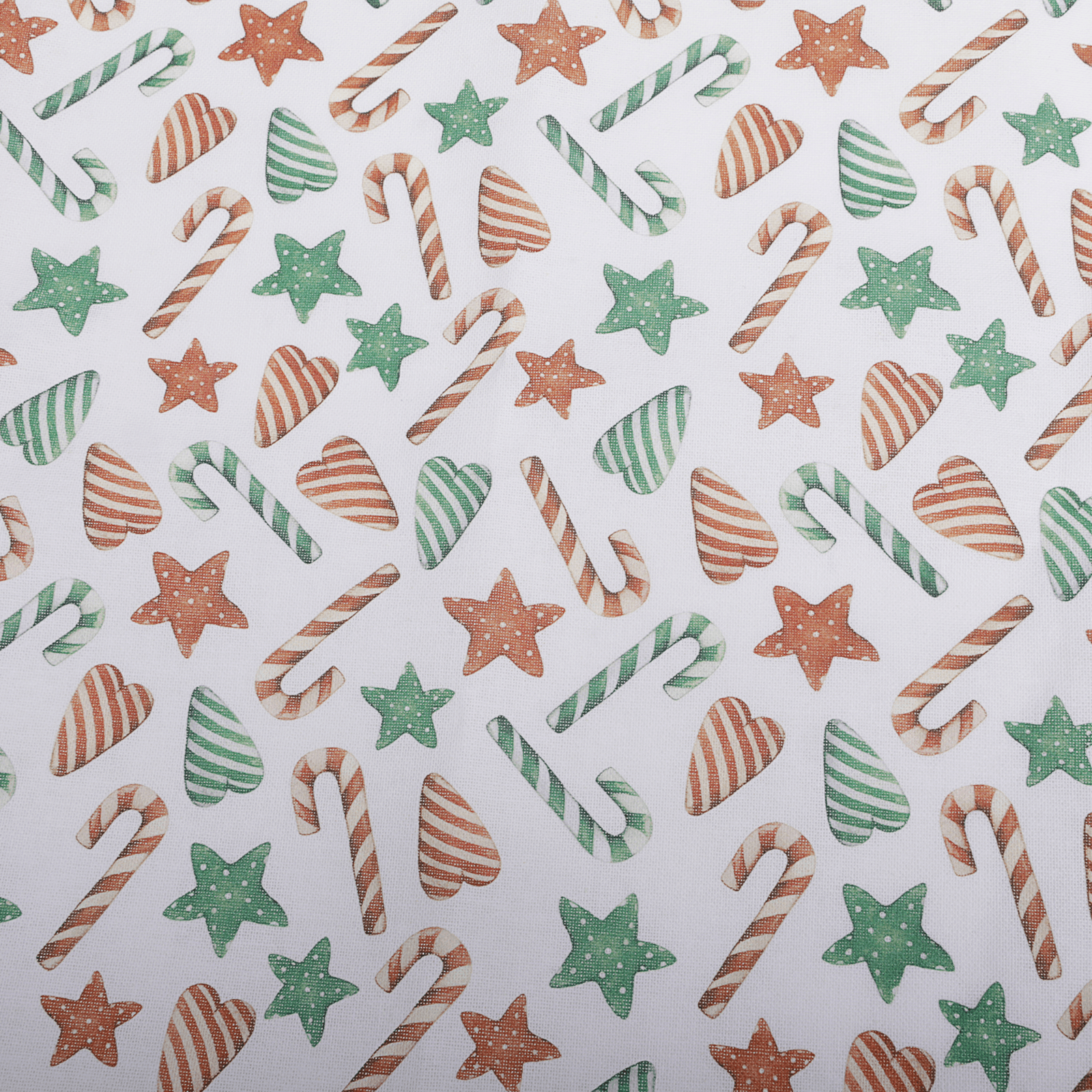 Tissu décoratif « Joyeux Noël », 100 cm, imprimé sur une seule face - 0